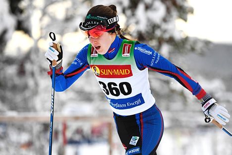 Ebba Andersson gjorde idag comeback efter skada och vann knappt före Maria Nordström. FOTO: Carl Sandin/Bildbyrån. Ebba Andersson gjorde idag comeback efter skada och vann knappt före Maria Nordström. FOTO: Carl Sandin/Bildbyrån.