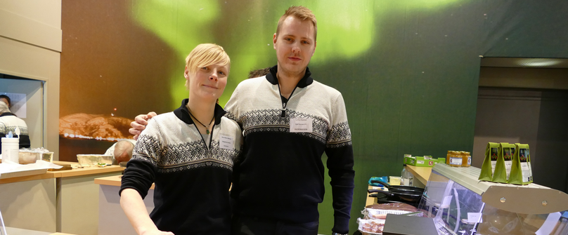 Mie Sibbesen og Tordfinn Rysstad på Grüne Woche Setesdal på Grüne Woche