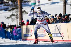 Anna Dyvik var en av 16 svenska åkare som klarade sprintkvalet i Falun på fredagsförmiddagen. FOTO: Simon Hastegård/Bildbyrån. Anna Dyvik var en av 16 svenska åkare som klarade sprintkvalet i Falun på fredagsförmiddagen. FOTO: Simon Hastegård/Bildbyrån.