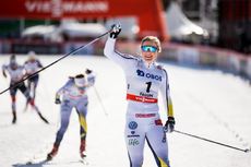Hanna Falk vann en suverän seger på världscupsprinten i Falun. FOTO: Simon Hastegård/Bildbyrån. Hanna Falk vann en suverän seger på världscupsprinten i Falun. FOTO: Simon Hastegård/Bildbyrån.