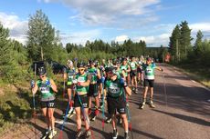 Strax före start på Grönklitt Double Poling Hill Climb 2017. FOTO: Marcus Laggar. Strax före start på Grönklitt Double Poling Hill Climb 2017. FOTO: Marcus Laggar.