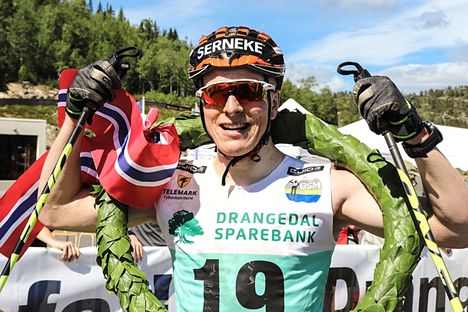 Norske Anders Malmen Höst i svenska Team Serneke vann åtta mil långa Olaf Skoglunds Minnelöp på midsommardagen. FOTO: Guide World Classic Tour. Norske Anders Malmen Höst i svenska Team Serneke vann åtta mil långa Olaf Skoglunds Minnelöp på midsommardagen. FOTO: Guide World Classic Tour.