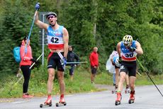 Johan Kanto tog spurten precis före Markus Jönsson vid Nybrorullen förra året. I år har tävlingarna i Nybro 1-2 september SM-status. FOTO: Nybro Ski. Johan Kanto tog spurten precis före Markus Jönsson vid Nybrorullen förra året. I år har tävlingarna i Nybro 1-2 september SM-status. FOTO: Nybro Ski.