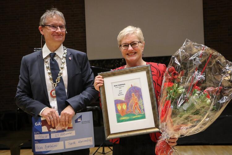Hilde Bjørkum kulturprisutdeling