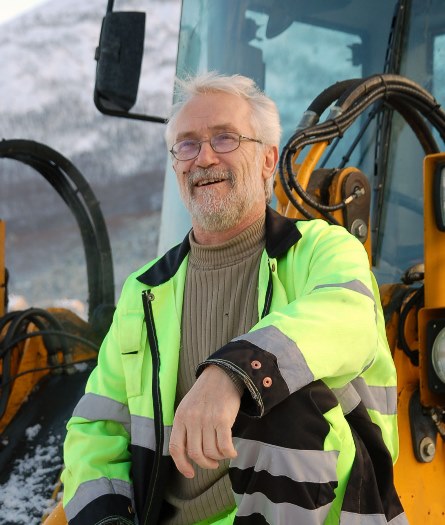 Jan Ove Kristiansen i hjullasteren