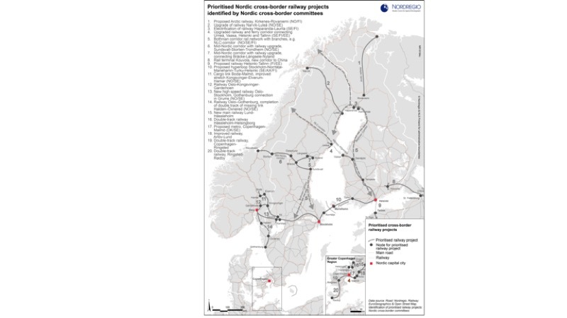 NORDREGIO MAP Rail