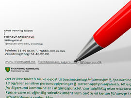 Signatur for e-post