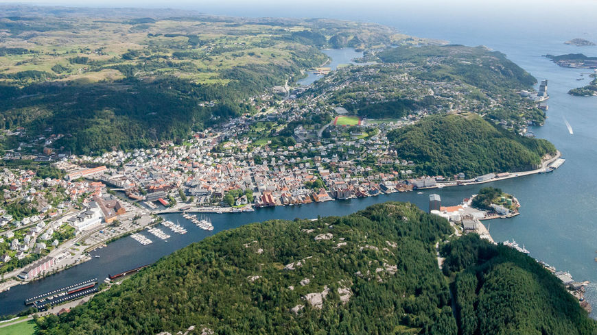Flyfoto over Egersund