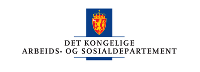 Logoen til Arbeids- og sosialdepartementet