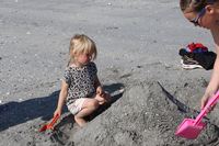 Sandslott og skjellkonkurranse