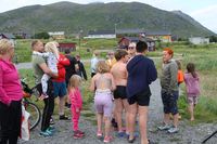 Barneløp, sykkelløp og bading