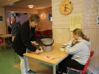 Kafe på Sørvær samfunnshus 2019