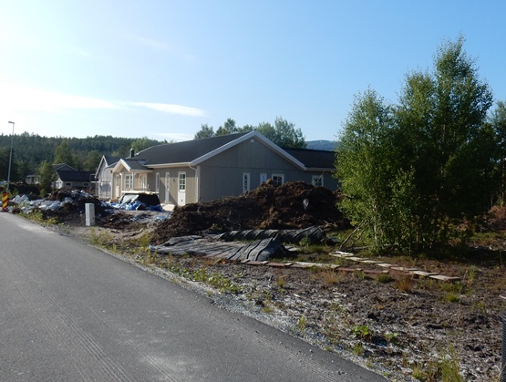 Det bygges i Skogveien