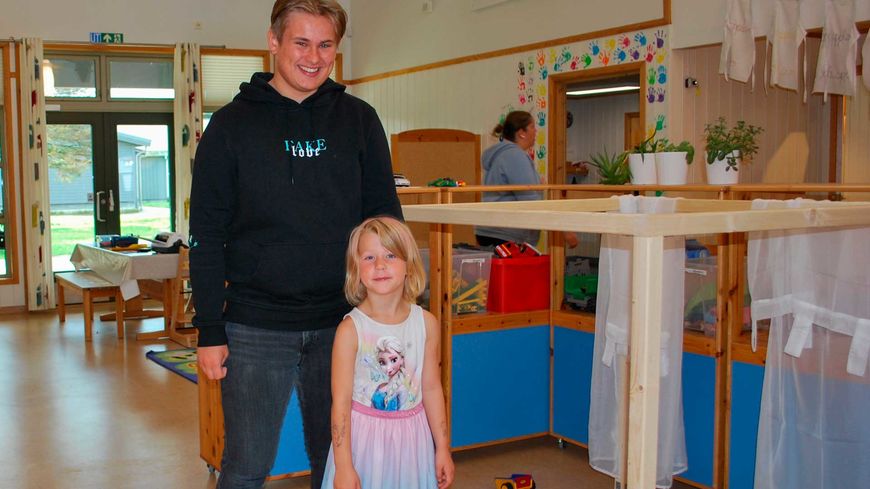 Lærling på Slettebø barnehage