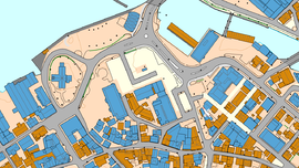 Kart over sentrum