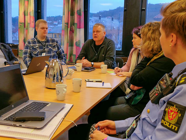Forberedelser før høy vannstand
