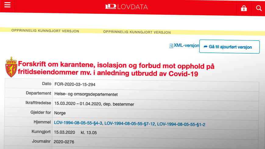 Forskrift hytte