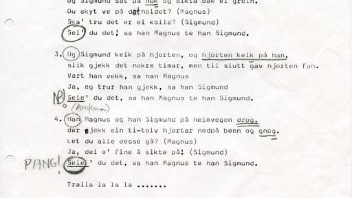 Jaktprat i Jølster 1983