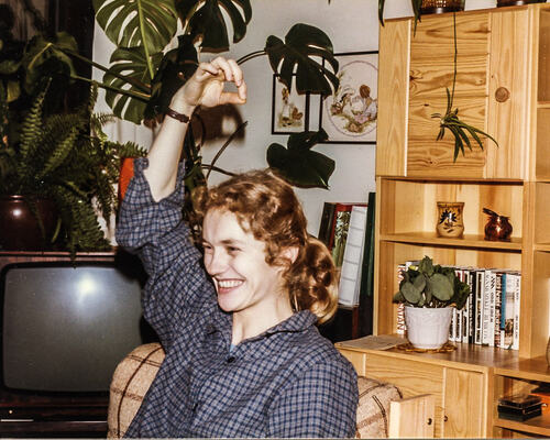 Hilde trenar på høg tone 1984-2