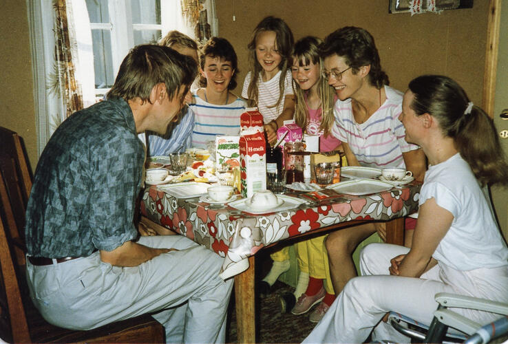 På veg til Landsfestivalen på  Heimdal 1987-2