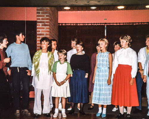Songgruppa på Mo-kurset 1984-2