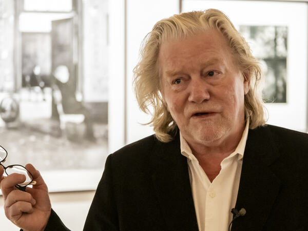 Morten Krogvold fotografert i Vågå under en workshop i januar 2020. Foto: Toralf Sandåker.