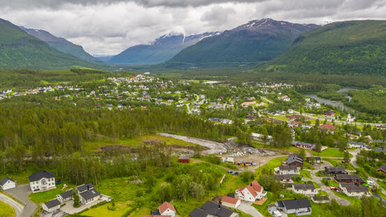Oversiktsbilde av Setermoen
