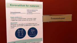 Plakat for møterom