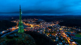 Egersund sentrum natt