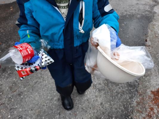 Straumen barnehage fant mye søppel
