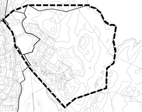 Kart over barnehagen på Hellvik