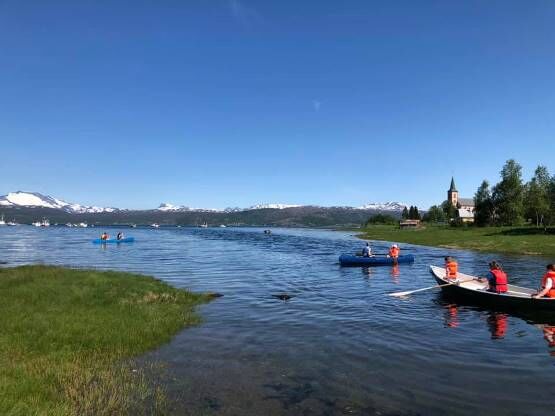 Røsvik byr på rike muligheter for friluftsliv, både til lands og til vanns