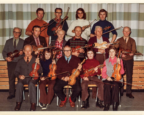 Kurs med Lars Skjervheim midt på 1970-talet