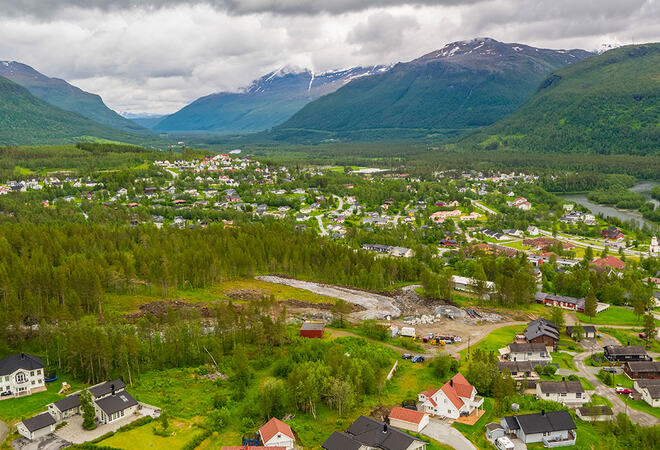 Oversiktsbilde av Setermoen