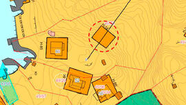 Kart over Kjeøy
