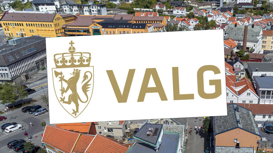 Valglogo i sentrum