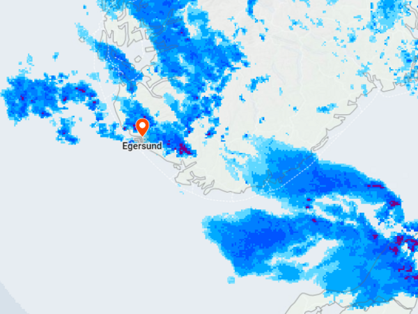 Kraftig regn over Rogaland Kraftig regn over Rogaland