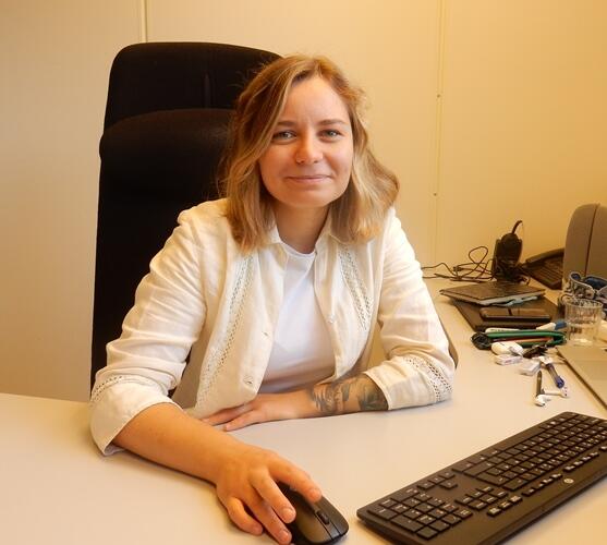Paulina Zvezdova er trainee i Sørfold kommune