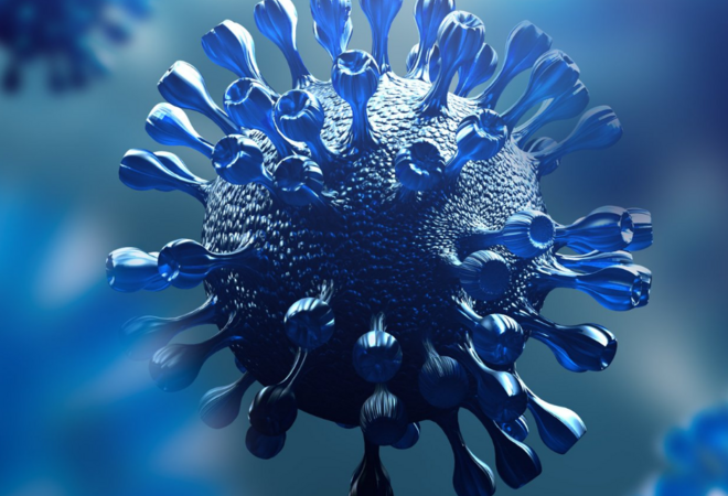 Koronavirus blå