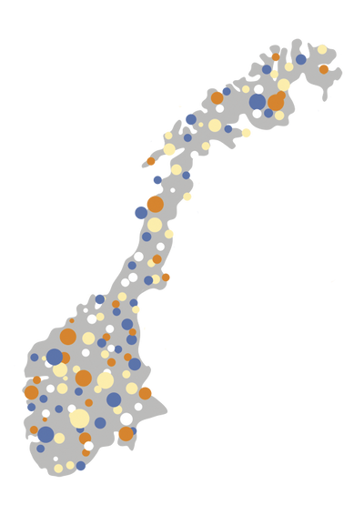 Norgeskart. Frivillighetens år 2022