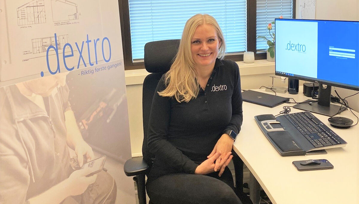 Drift- og utviklingsleder, Elise Støle i Dextro og VB, gleder seg over stadig flere brukere av kvalitetssikringssystemet Dextro.