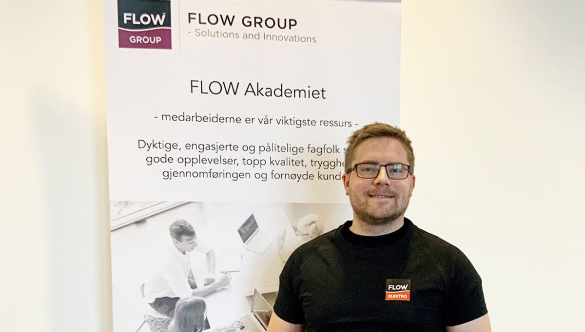 Tjerand Djup Nesvik (28) er ansatt som daglig leder i det nye selskapet til Flow Group AS.