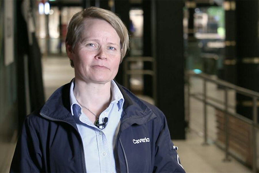 Ingunn Fykse er utnevnt til leder for Caverions Prosjektavdeling i Bergen. Foto: Kjetil Rimehaug.