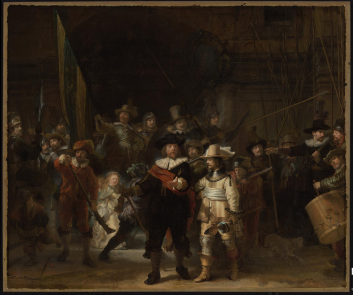 «Nattevakten» malt av Rembrandt van Rijn i 1642.