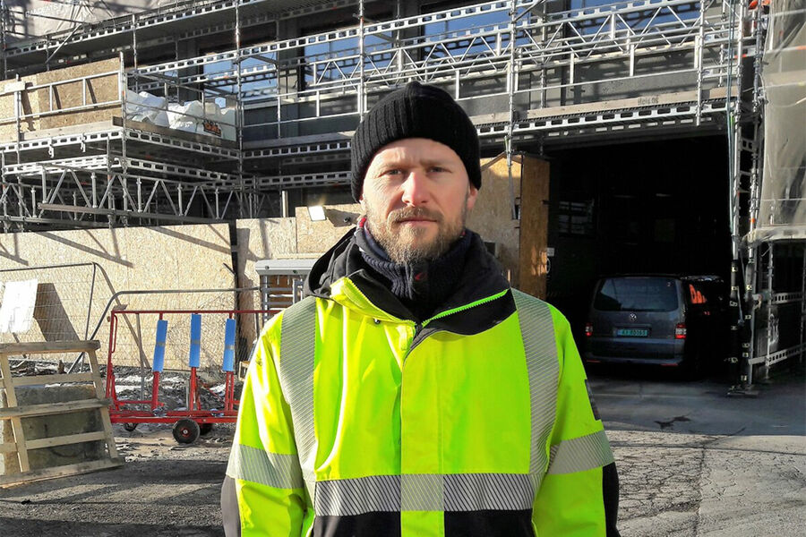 Leder i Bygningsarbeidernes fagforening i Oslo, Joachim Espe. Foto: Frifagbevegelse