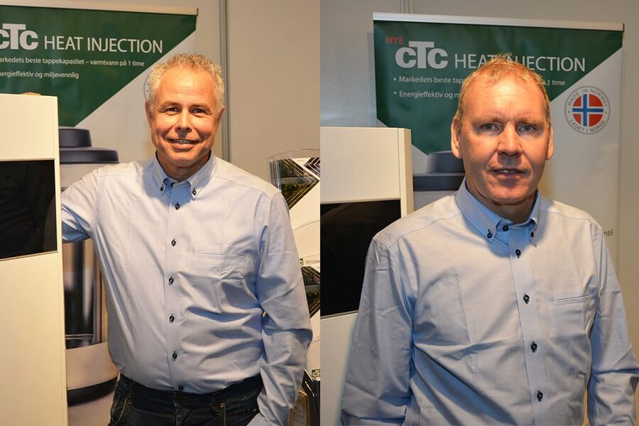 Fra venstre: Karsten Samland, distriktsansvarlig selger Møre og Romsdal og Vestland, og Glenn Dyhr Petersen, 
distriktsansvarlig selger Oslo, Akershus og Østfold.