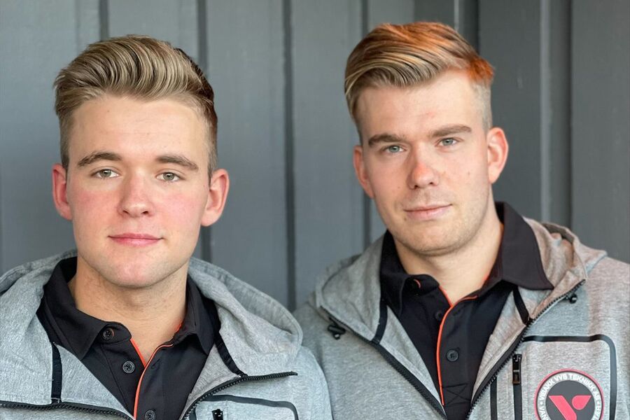 Brødrene Marius og Andreas Vibakk fra Leknes i Lofoten, etablerer selskapet Vibakk VVS Teknikk AS.