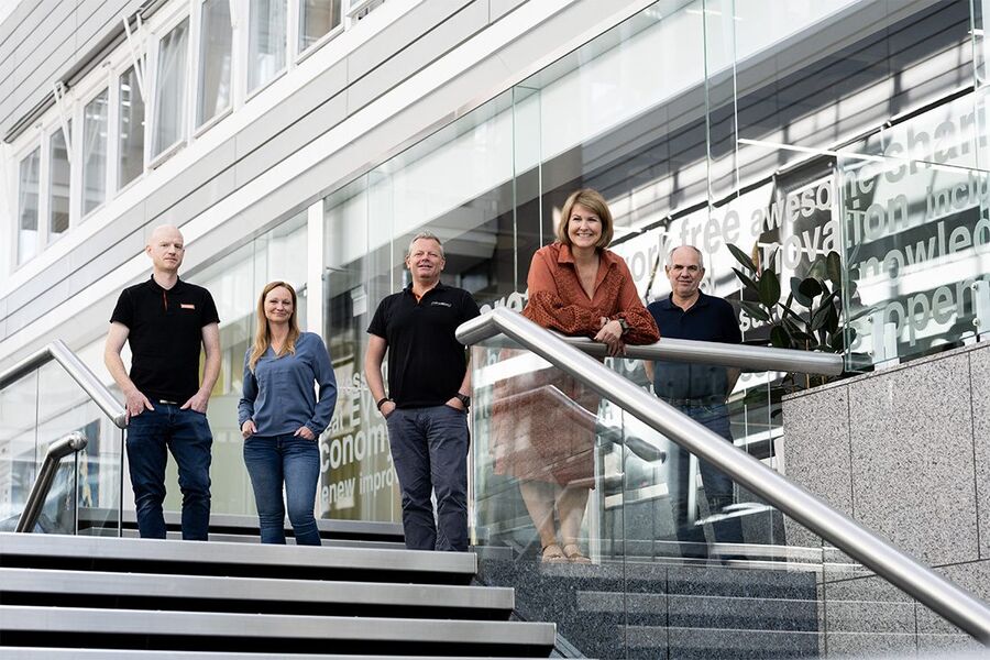 Driftssjef Rosenholm Campus, Roger Lysaker, er stolt over teamet som er kåret til Årets grønne driftsteam 2021. Foto: Aspelin-Ramm Eiendomsdrift.