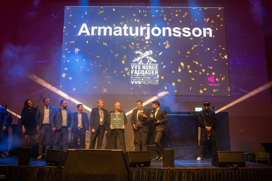 Under fagdagene til VVS Norge vant Armaturjonsson prisen for «Årets tekniske leverandør». 