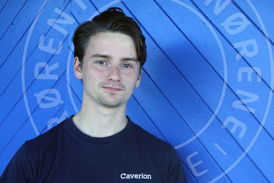 Håkon Meyer Aressønn Lundeng er ansatt hos Caverion i Bodø.